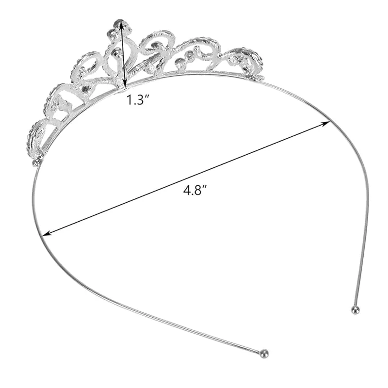 Crystal Crown Metal Headbands